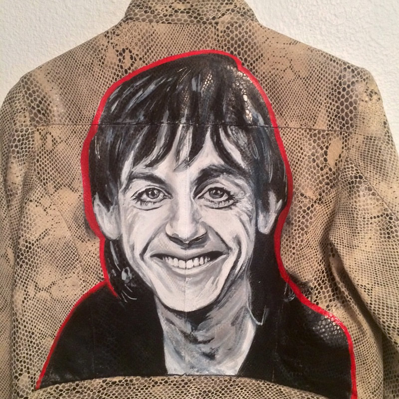 Iggy pop, Iggy portrait, Iggy and the stooges, snakeskin jacket