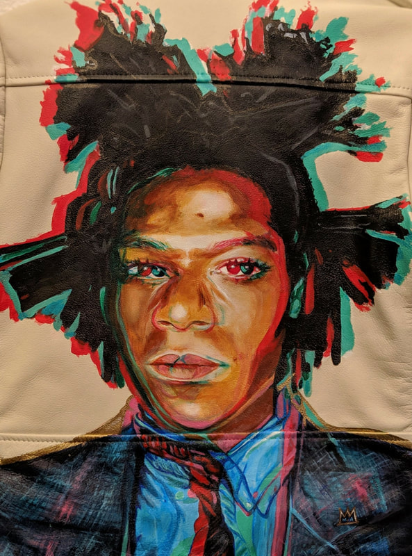 Basquiat, Basquiat painting , Basquiat portrait, Basquiat jacket