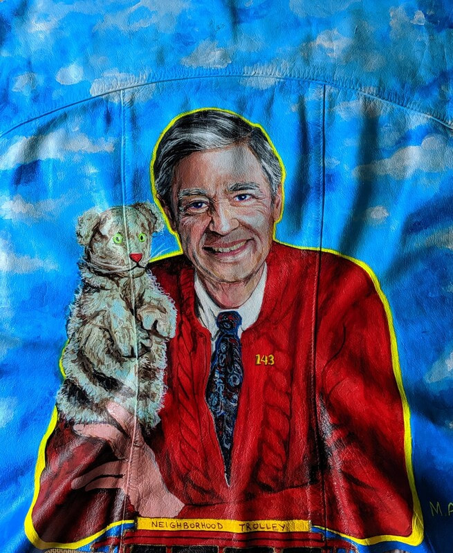 Mister Rogers, Mister Rogers painting, Fred Rogers